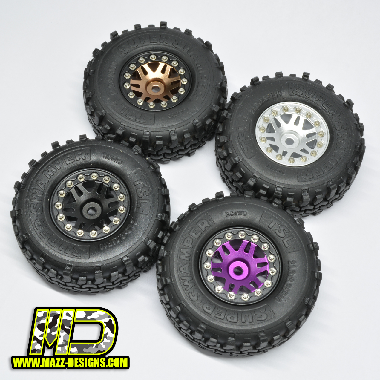 V2 DOUBLE STAR WHEELS (SCALE HARDWARE INCLUDED!)