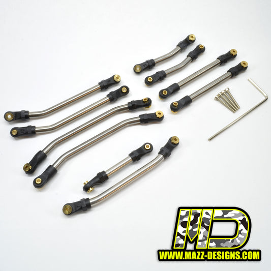 SS DOUBLE BEND SUSPENSION LINKS W/ STEERING