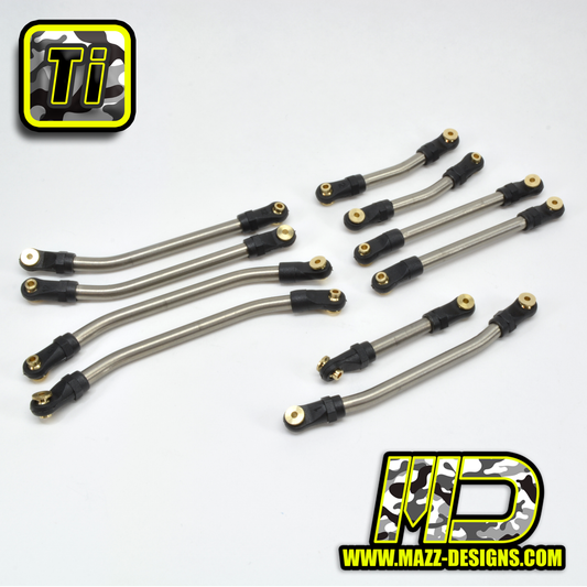 Ti DOUBLE BEND SUSPENSION LINKS W/ STEERING