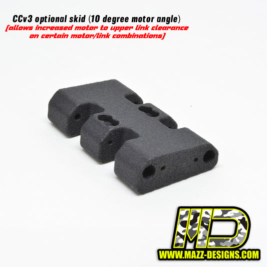 V3 optional skid (10 degree motor angle)