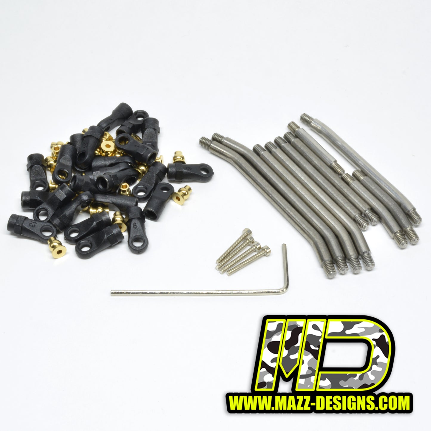 SS DOUBLE BEND SUSPENSION LINKS W/ STEERING