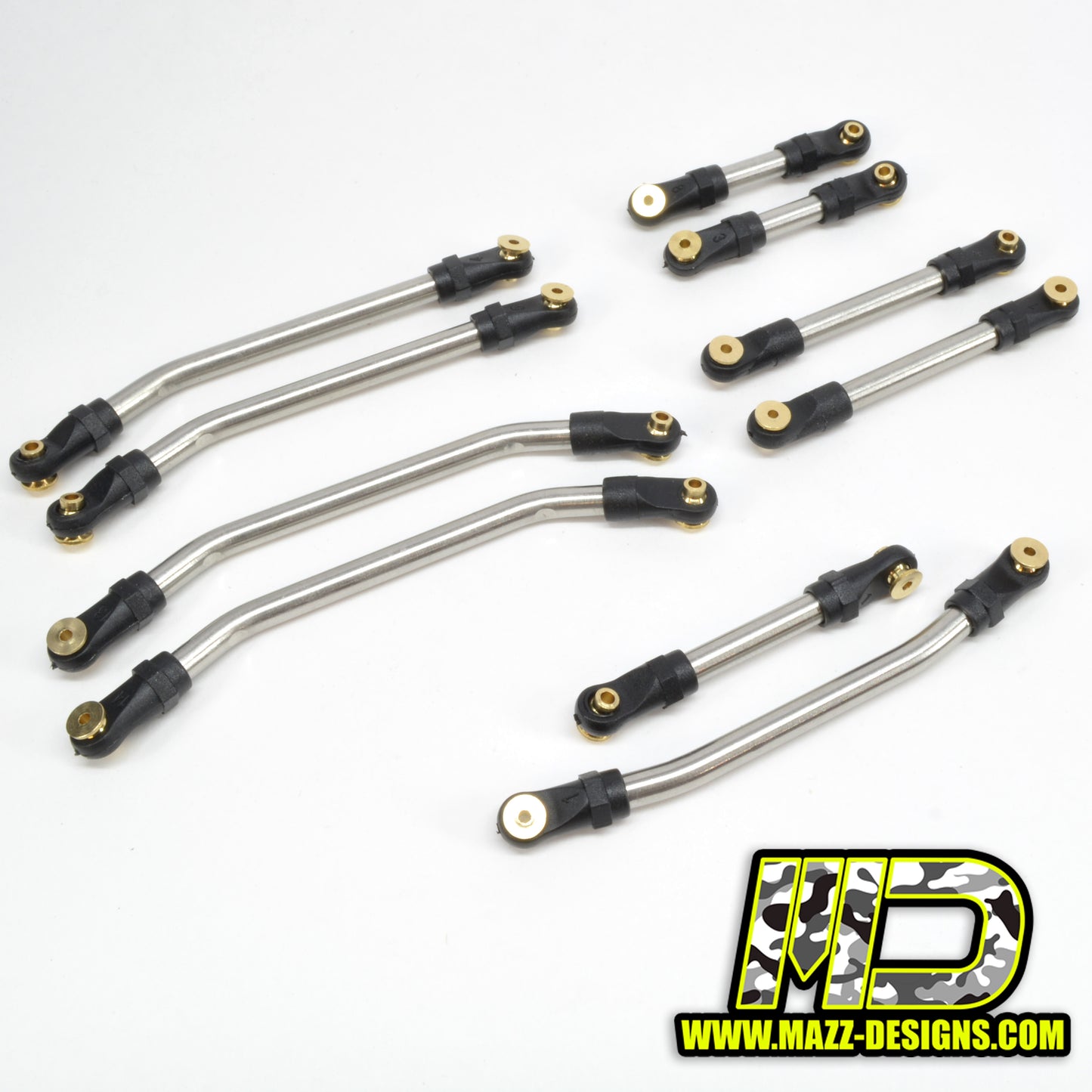 SS DOUBLE BEND SUSPENSION LINKS W/ STEERING